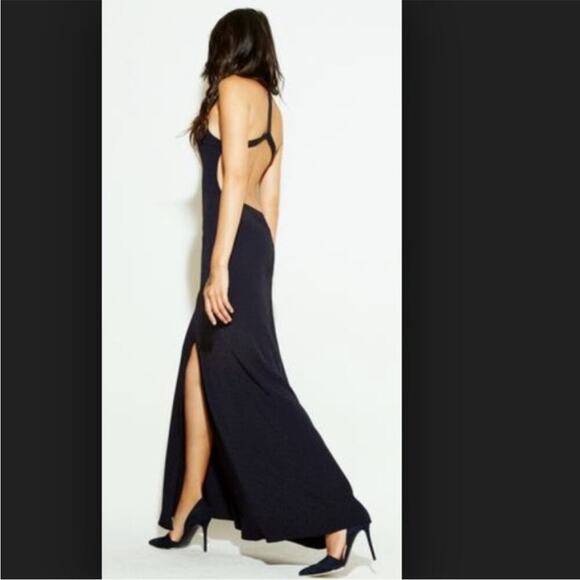 Reformation Nightingale High Neck Open Back Maxi Dress - Picture 1 of 11